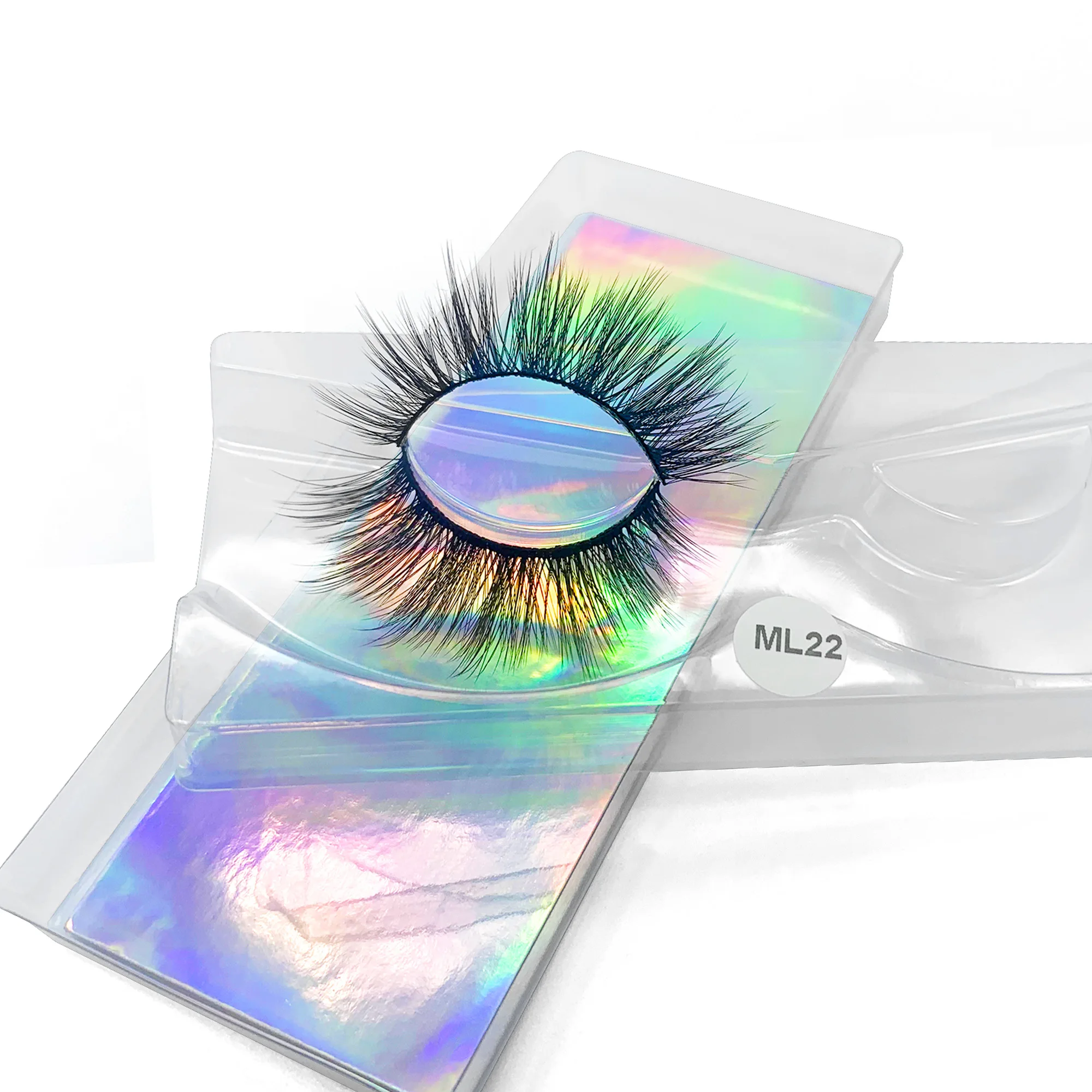 10 paia di ciglia di visone 6D ciglia all'ingrosso stile casuale volume sfuso ciglia finte per strumenti di trucco estensione ciglia