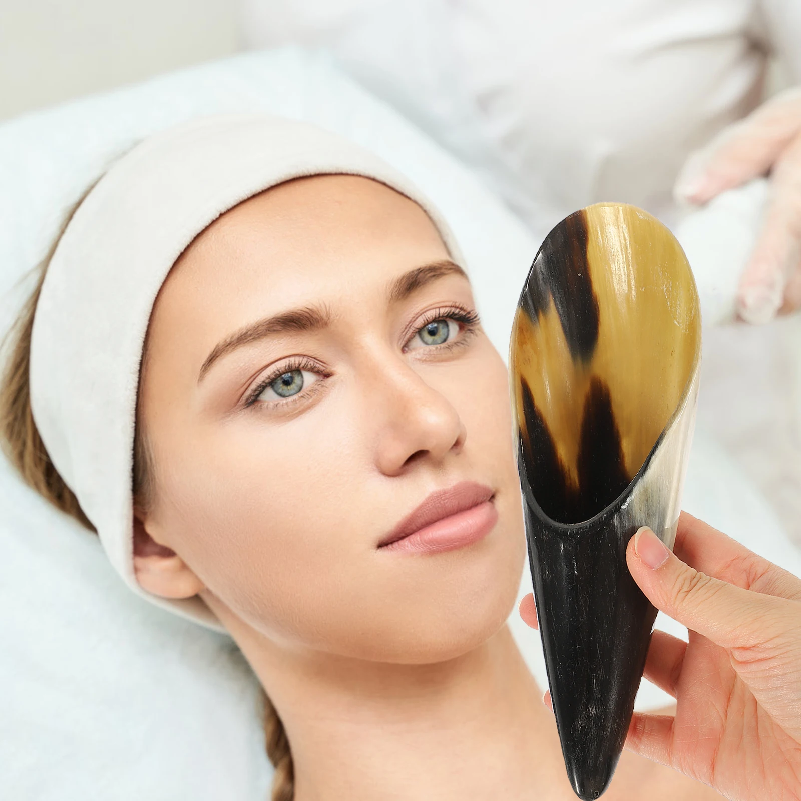 

Massage Horn Resin Scraping Board Body Massaging Care Health Scraping Tool Beauty Face Traditional Chinese Suction Cups