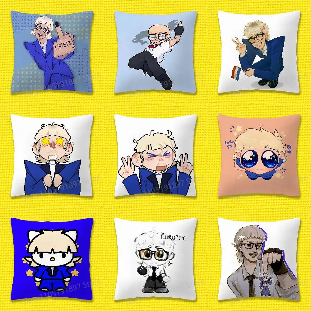 

J-Joost Klein 7 Unity 1983 Dakloos Albino Throw Pillow Case For 45cm 40cm 55cm 50cm 30cm Square Car Pillowcase Shell