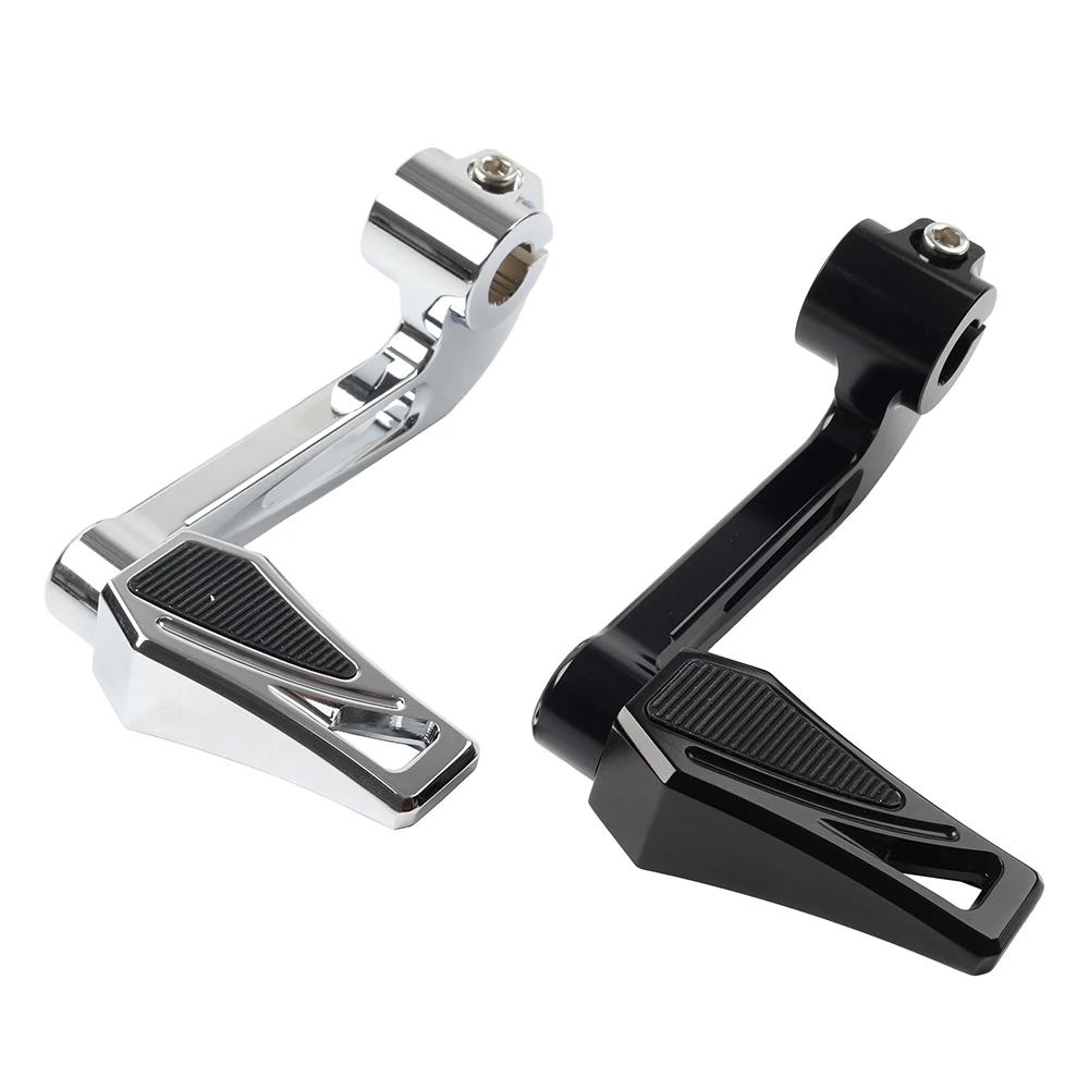 CNC Mid Control Shift Lever w/ Shifter Peg Footrest For Harley Davidson Sportster XL883 1200 2004-2022 Black/Chrome