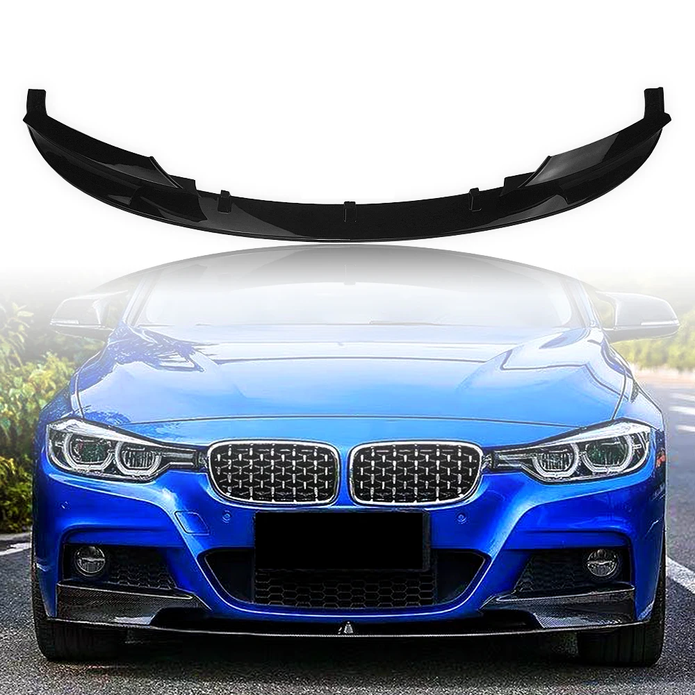 

For BMW 3 Series F30 F31 320i 328i 330i 335i M Sport 2012-2018 Front Bumper Spoiler Lip Lower Body Protector Splitter Blade Kit