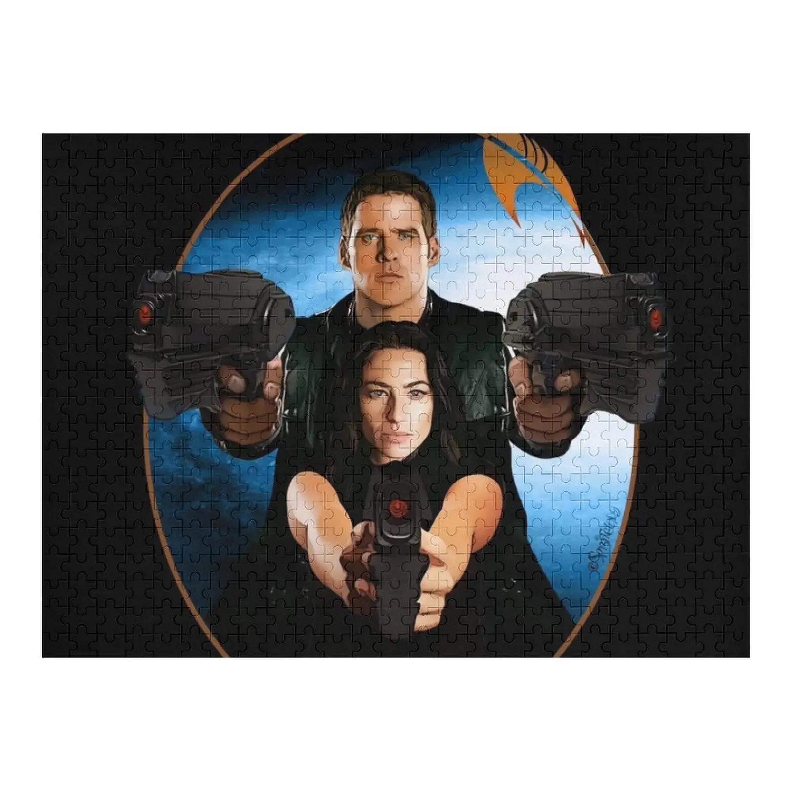 

Пазл John & Aeryn, деревянный пазл для взрослых, настраиваемый подарочный пазл с фотографией