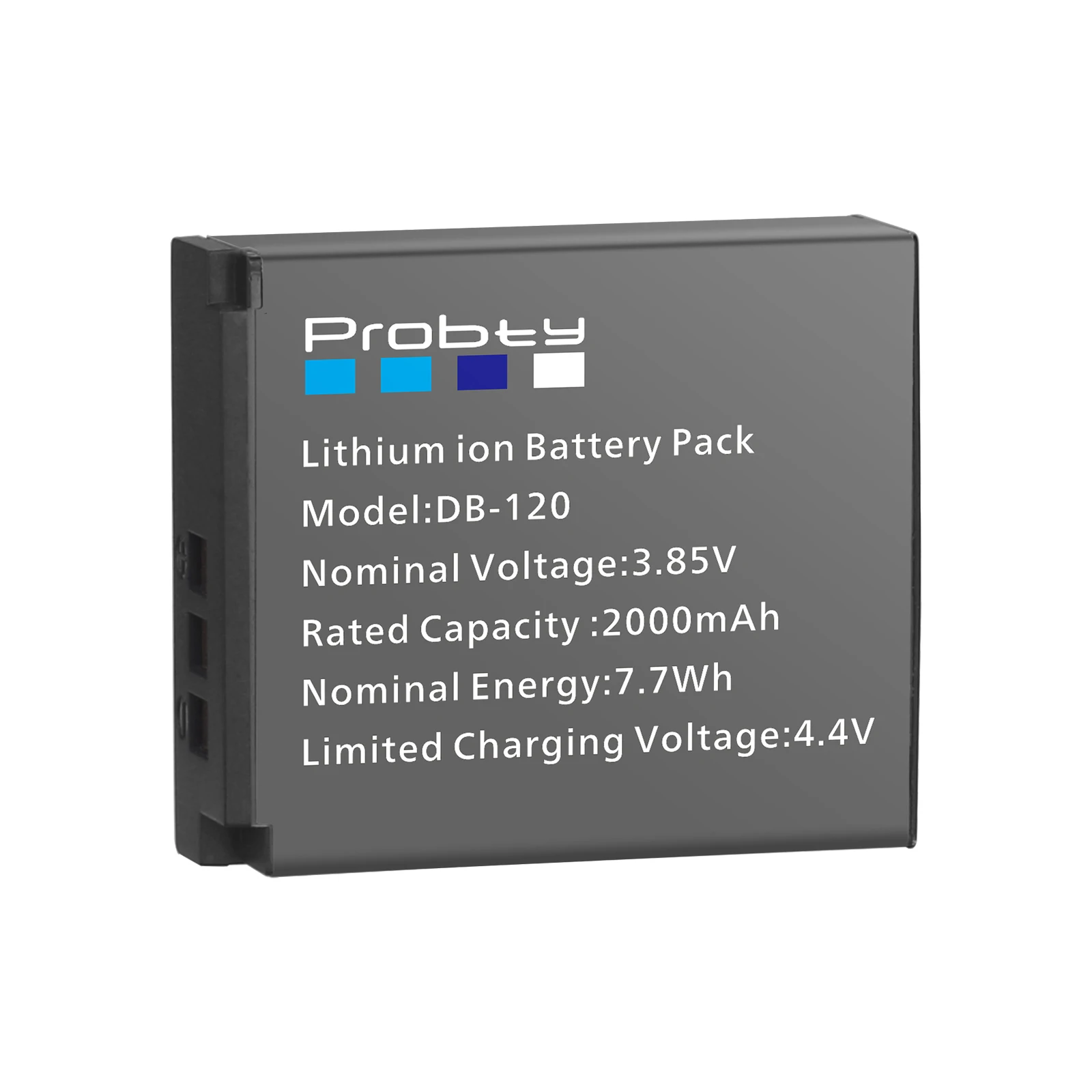 2000mAh DB-120 Rechargeable Battery for Ricoh GR Ⅳ GR4 Camera DB-120 Dual Battery Charger