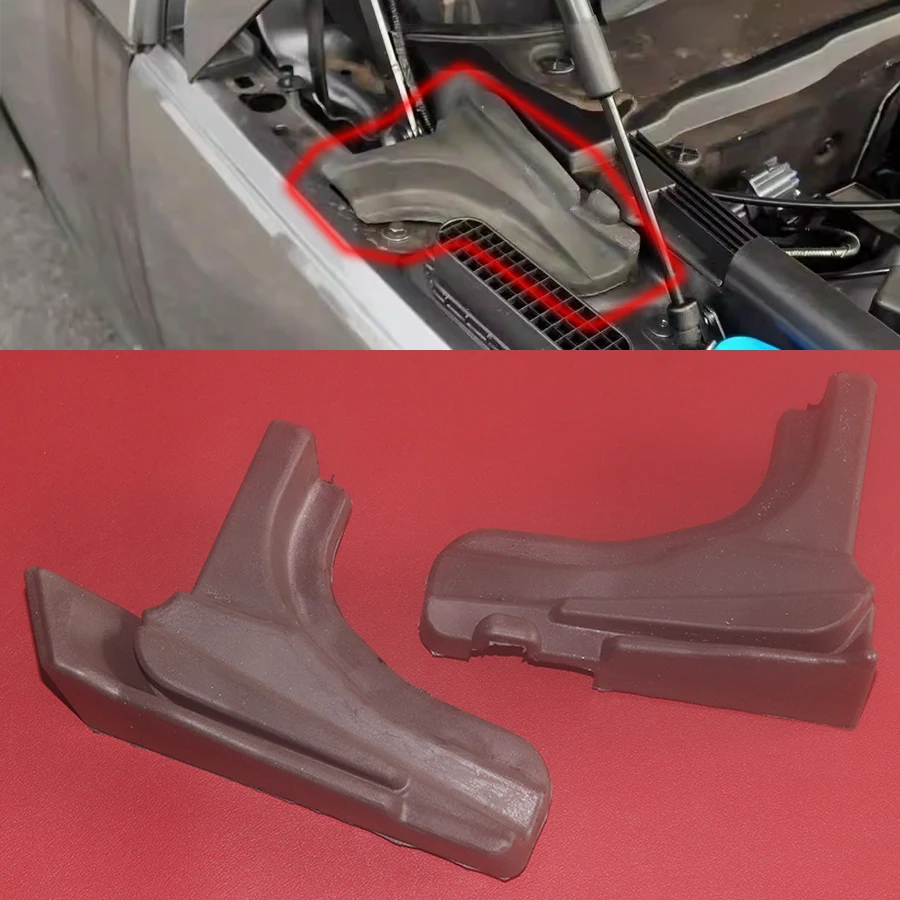 2Pcs Left/Right Front Engine Hood Upper Fender Insulation Seal Pad LR084527 LR052978 For Land Rover Range Rover Executive Sport
