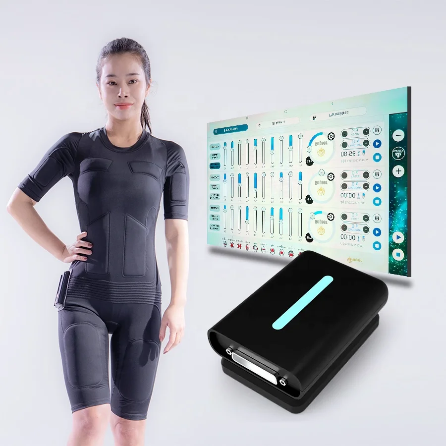 Dry Electrodes EMS Fitness Body Sculpting Suit Efficient Fitness Dry EMS Training Body Suit