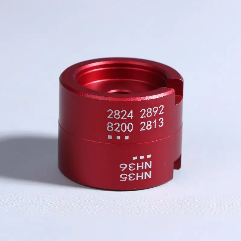 

Универсальный держатель механизма для часов 3,6*2,8 см, двухсторонний алюминиевый кронштейн, инструменты для ремонта часов NH35 NH36 2824 2892 8200