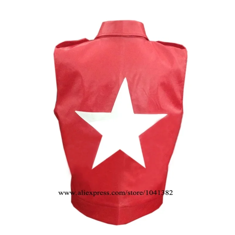A;3\v,7'd/Customize Terry BOGARD Red Vest Cosplay Costume Tailor Made…3'c;5,h/8\