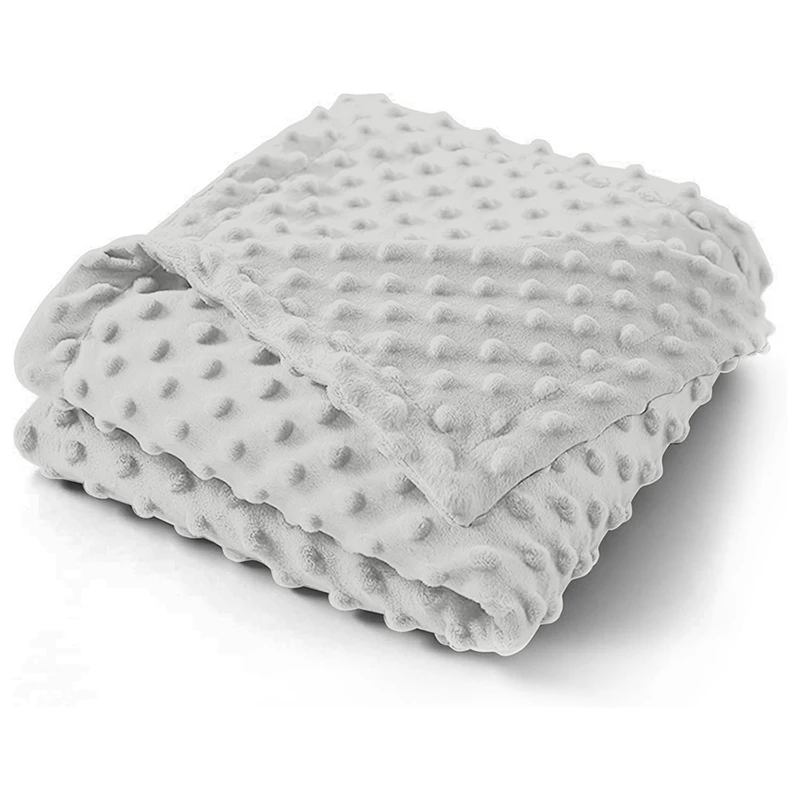 

Флисовое одеяло Minky Dot для малышей, мягкое и дышащее, для новорожденных, младенцев, малышей, для детской кроватки, коляски, многофункциональное