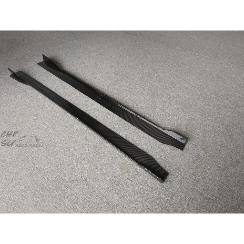 Speed Upgrade ALN Style Dry Carbon Fiber Side Skirt Skirt Spoiler Body Kit for BMW M2