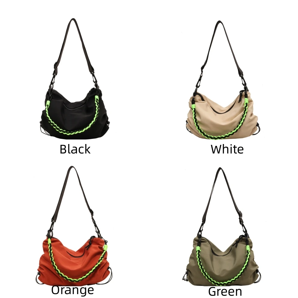 Retro Nylon Tote Bag Pouch Fashion Lady Shoulder Bag Perfect Casual Underarm Bag For Commuting Designer Shopper Bag Bolsos Mujer