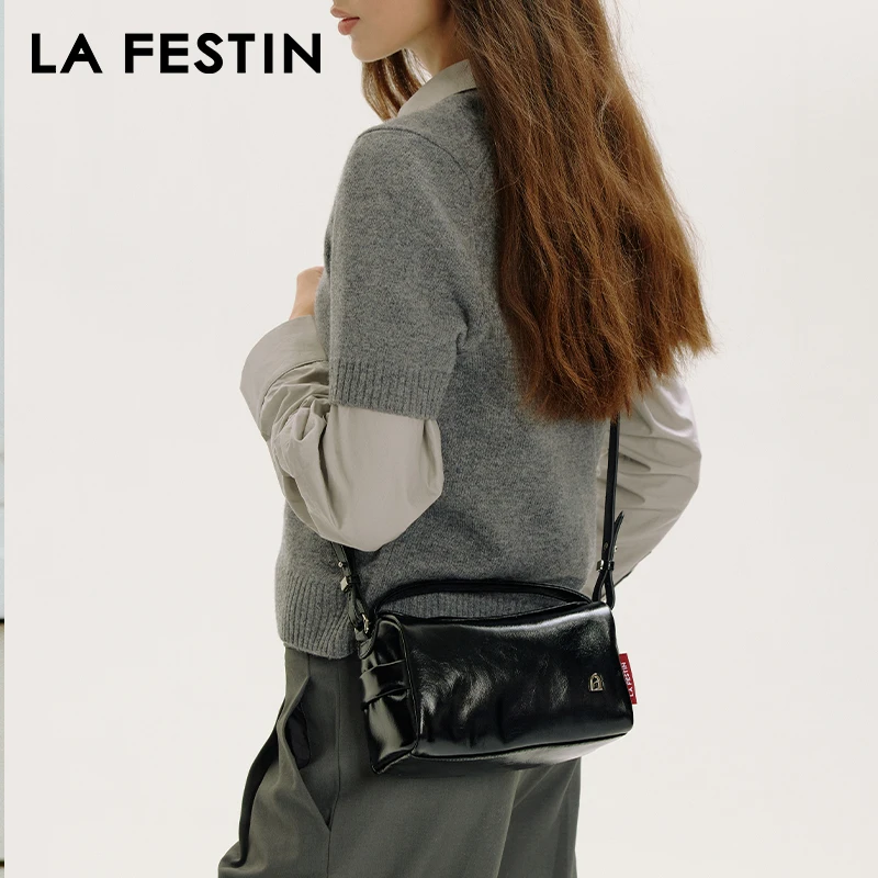 

LA FESTIN, оригинальная новинка 2025 года, женская сумка на плечо, модельерская сумка через плечо, кожаная сумка, роскошная брендовая сумка