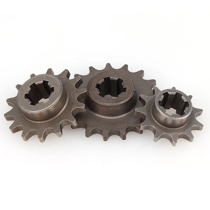 Front Gear Box Sprocket T8F 11T 14T 17T 20T Pinion Sprocket Chain Cog Metal For 47cc 49cc Minimoto ATV Mini Bike Moped Scooter