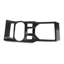 ABS Carbon Fiber Car Center Console Gear Shift Panel Cover Frame Trim for Subaru XV 2018 2019 2020 2021 2022
