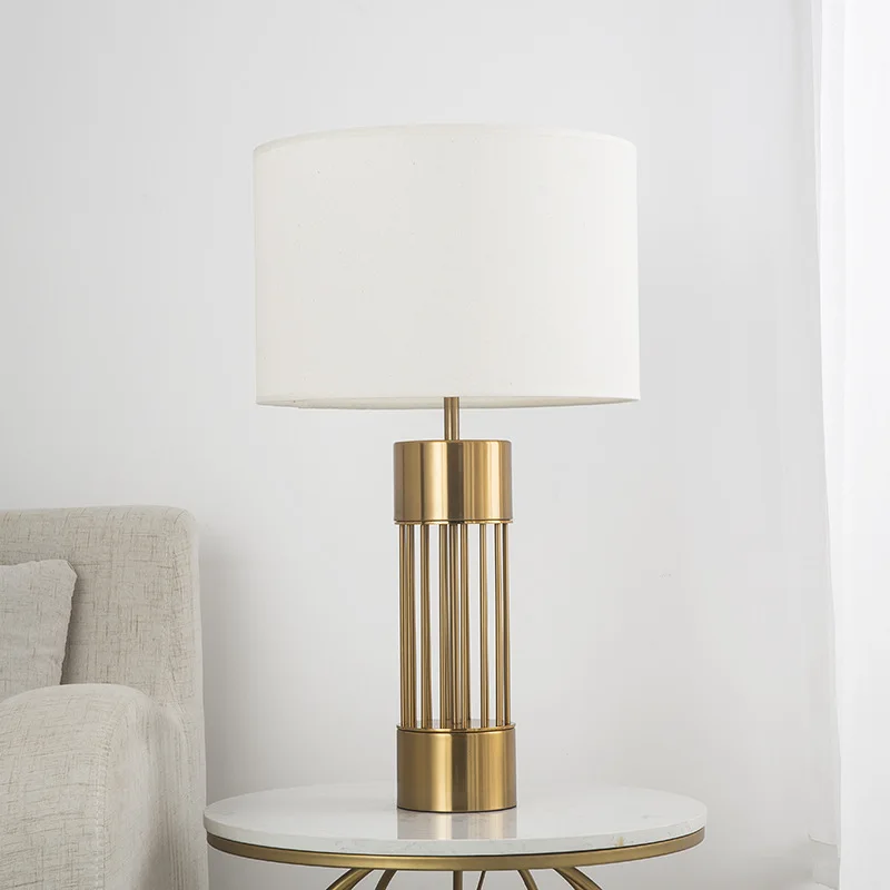 

Nordic Bedroom Bedside Desk Lamp Post Modern Creative Metal Designer Simple Model Room Decorative Table Lamp Nordic Night Light