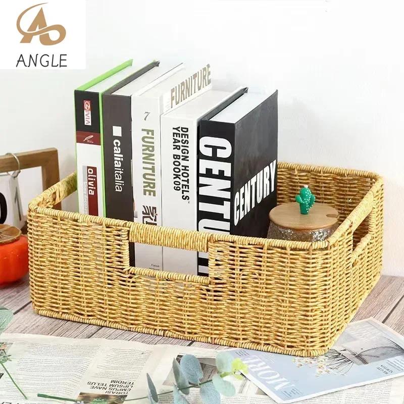 

Тканая корзина для хранения в ванной комнате, кухонный шкаф ручной работы, бытовой шкаф, корзина для игрушек, защита от поражения, защита от плесени