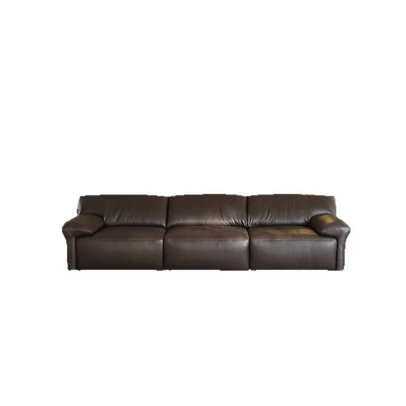 Size Elephant Ear Sofa Three Electric Flat Push Multifunctional Sofa Bed Black Multi-person Retractable