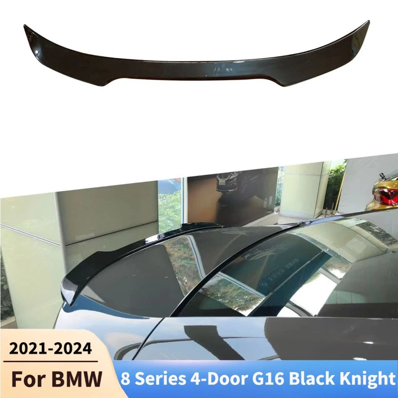 Rear Trunk Wing for BMW 8 Series 4-Door G16 2021 2022 2023 2024 Black Knight Spoiler Tail Fin Body Kit Tuning Auto Automobiles
