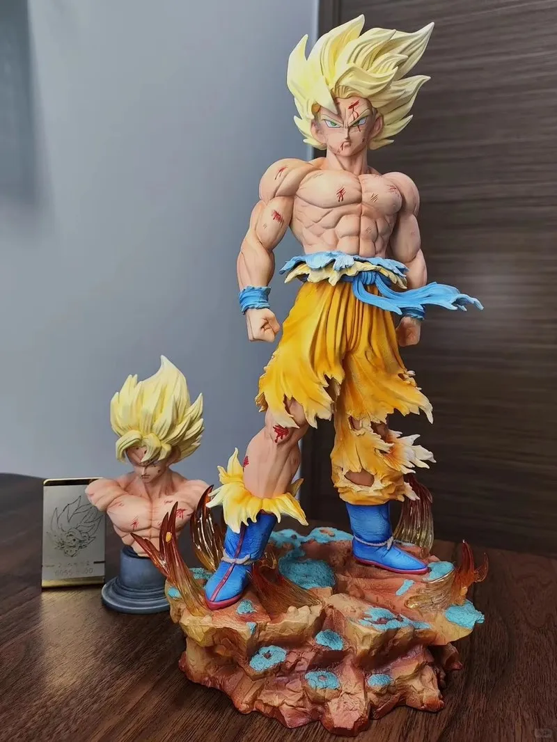 

New Dragon Ball Z Son Goku Figurines Super Saiyan 2.0 Upgrade Anime Figure -Highly Detailed Model Collectible Statue Toys