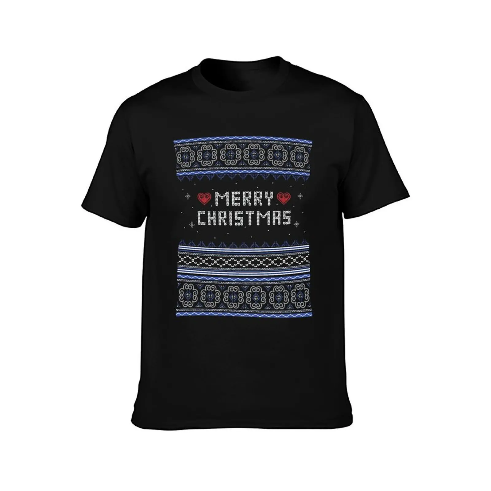 Hmong Winter Wonderland T-Shirt, Summer Casual Cotton Tee, Oversized Streetwear Tops, Vintage Graphic Print, Unisex Men Women