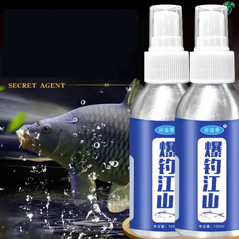 Bait Fish Additive Fish Bait Liquid Attractant 120ML Liquid Fish Bait Additive Fish Lure Additive Concentrated Fish Attractant