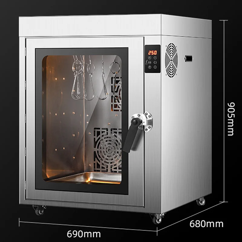 Horno Eléctrico Comercial para Pato al Pekín con Rotación de 360° ° Horno de Convección con Rotación Automática y Sistema Antiexplosión Integrado Personalizado