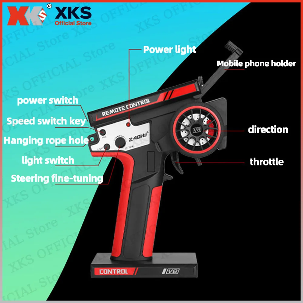 XKS wltoys 184021 184020 rc سيارات 1:18 سيارة تسلق بجهاز تحكم عن بعد 4WD لعبة أولاد للطرق الوعرة يتم التحكم فيها عن بعد #6
