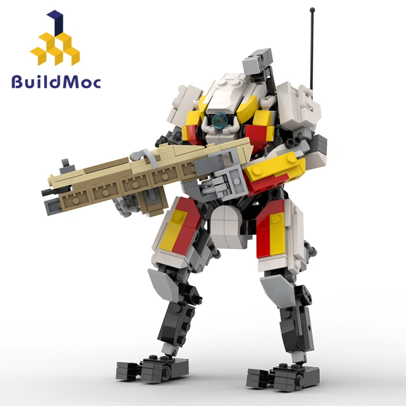 

BuildMoc Mecha Titanfall 2 Tone-Class Titan Building Blocks High-Tech Armed Robot Animal Brick Game Toys Children Birthday Gifts