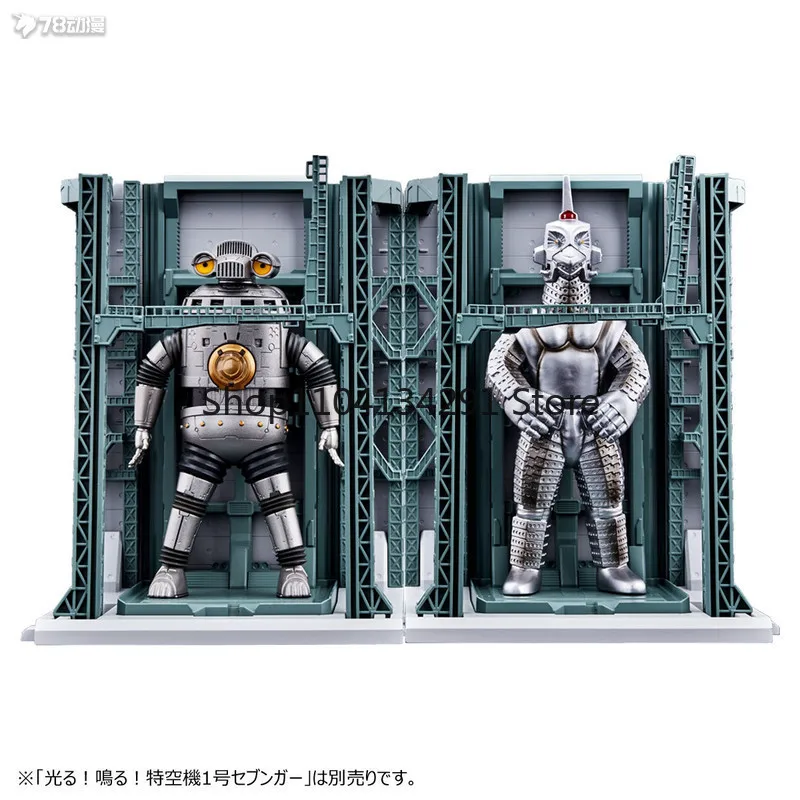 الأصلي بانداي PB طبعة محدودة Zeta Ultraman Gennaku Elevator Special Aircraft No. 2 رقم. 1 نموذج مجسم U-Ingdam مقاس 20 سم #2