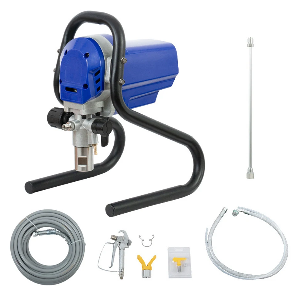 ماكينة طلاء بالرش بدون هواء 110 فولت 220 فولت للاستخدام المنزلي للجدار سهل التشغيل