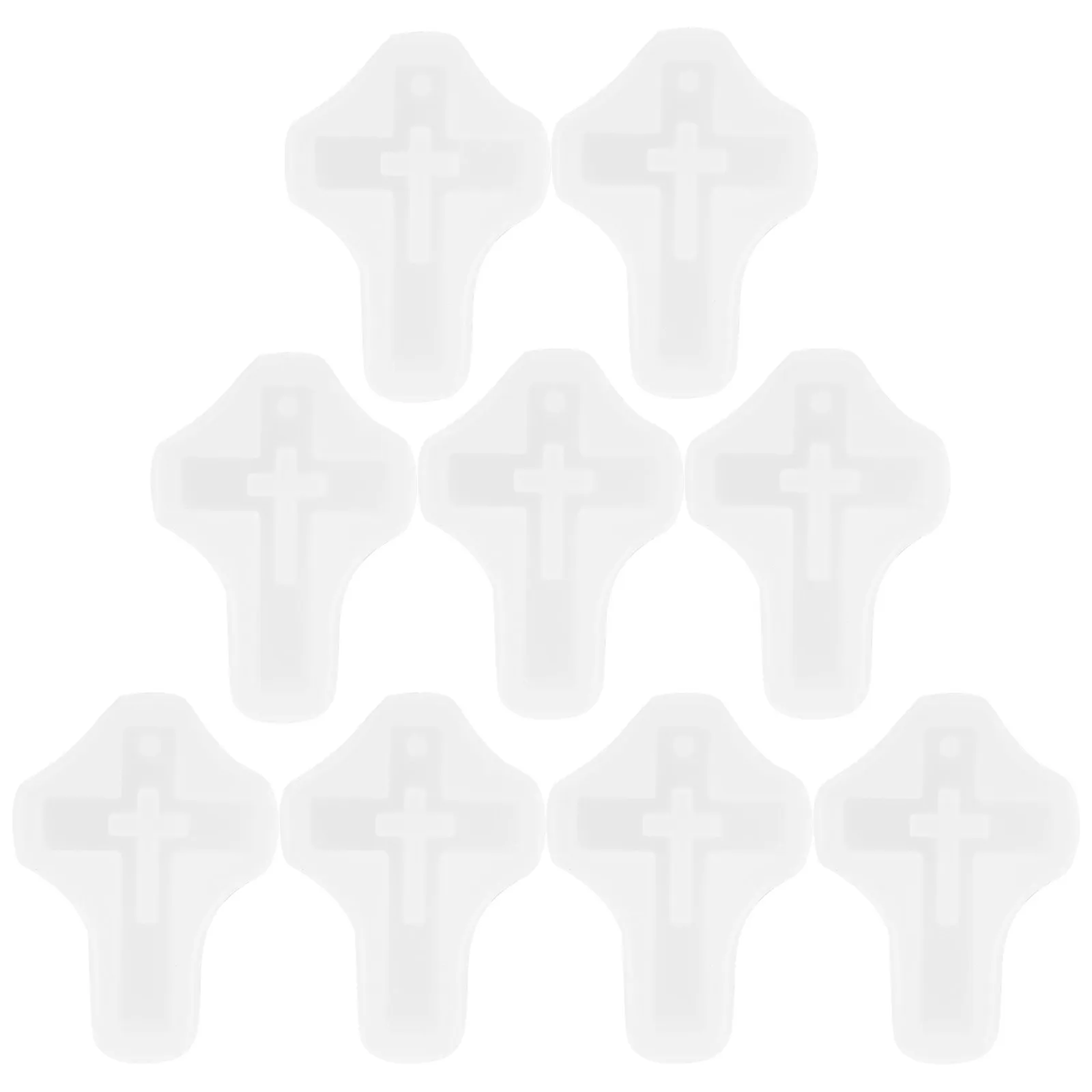 

Набор из 10 силиконовых форм для кулонов-крестиков, пищевой силикон, легко извлекаемые из формы, для литья из смолы, для изготовления ожерелий, браслетов, брелоков, поделок ручной работы