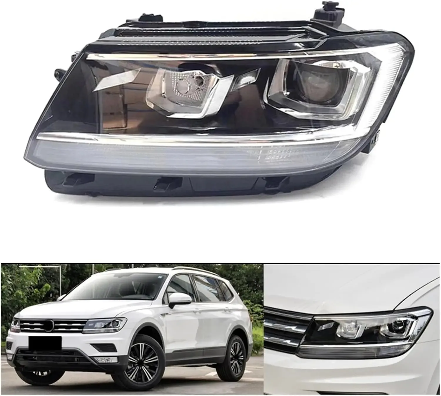 

Фара для Volkswagen Tiguan 2017 года, базовая комплектация, оригинальные запчасти, артикулы OE 5NG 941 039/5NG 941 040