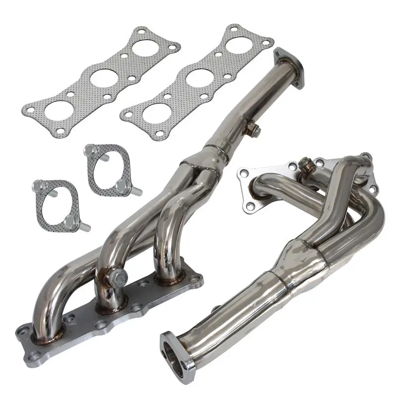 Stainless Steel Exhaust Decat Manifold Fit For N52 E90 E91 E92 E93 323i 325i 330i