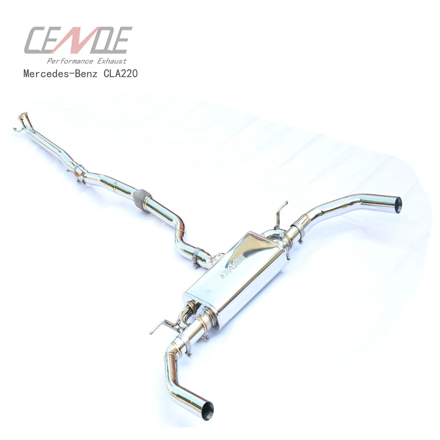 Stainless CENDE Catback Exhaust System for Mercedes Benz CLA200 CLA220