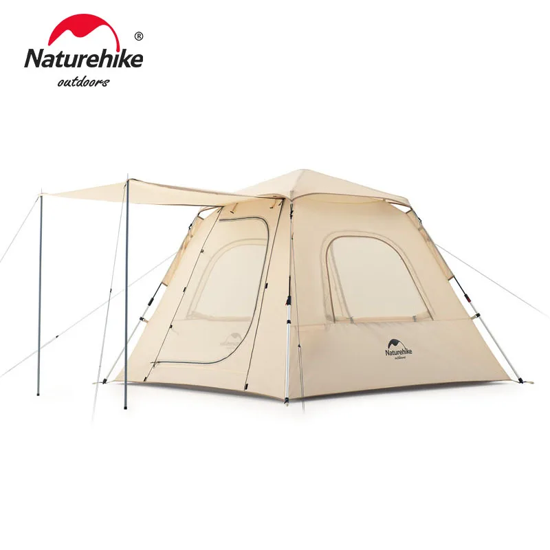 Naturehike Ango Automatic Tent 3-4 People Tent Travel Tent 210T Polyester Fabric Fast Set Up Family Camping Tent NH21ZP010