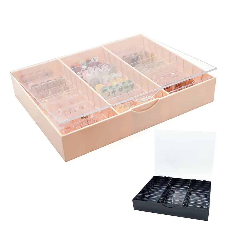 

Nail Tips Display Book Nail Art Showing Shelf Gel Polish False Nails Manicure Collector Box False Tips Display Board Nail Tools