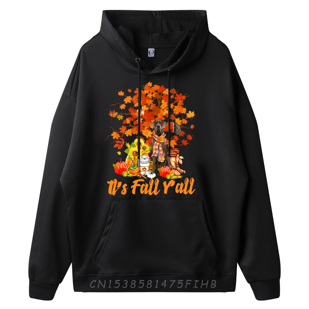 It is Fall Y'All American Great Dane Dog Lovers Thanksgiving Mens Clothing Camiseta Slogan