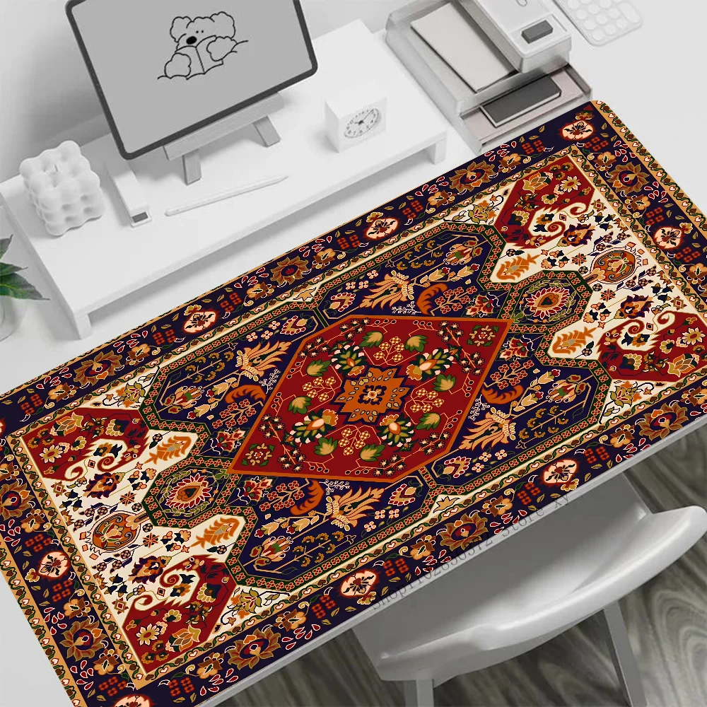 Turkey Persian Bohemian Mousepad Large Gaming Mouse Pad LockEdge Thickened Computer Keyboard Table Desk Mat