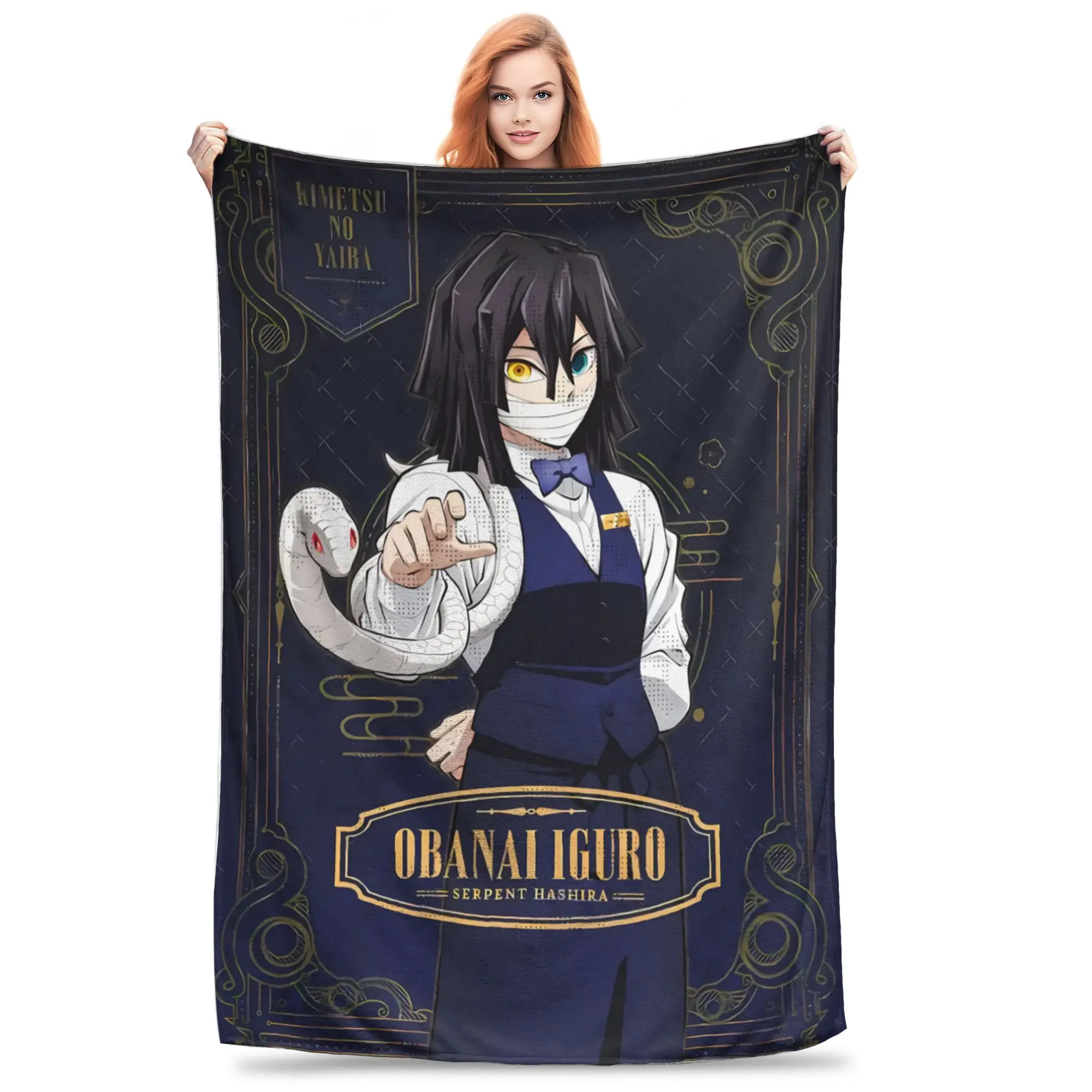 1PC home Christmas Room Decor Demon Slayer Anime Blanket Throw Blanket  Novelty Warm Blanket All Season