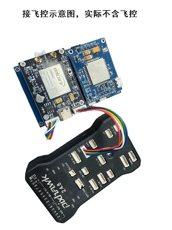 The Um982 4g Global Communication Module Board Supports the Ntrip Protocol for Remote Data Push to the Server and Can Connect to Flight Control Rtk Centimeter-Level Gnss Boards