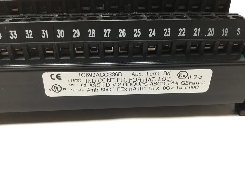 IC693ACC336B PLC Auxiliary Terminal Board 1Axis for DSM Motion Industrial Control PLC Programming New