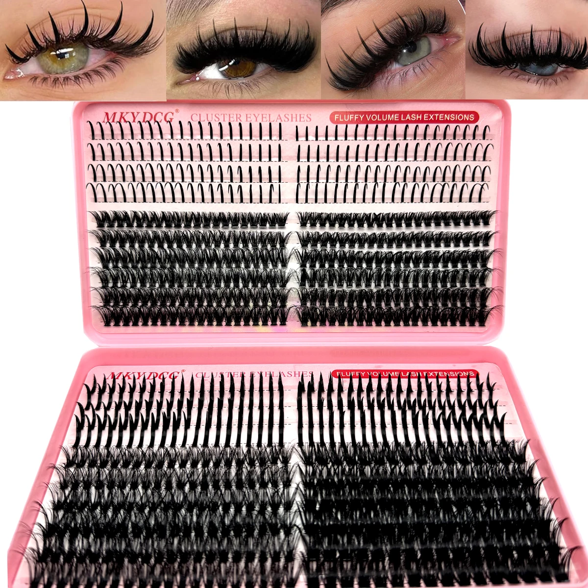 

60D-100D Нижние и острые ресницы Кластеры Объемные отдельные ресницы Кластерные наращивания Шипы Ресницы Кластеры DIY Фея/Манга Ресницы