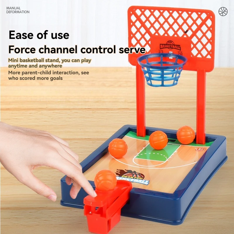 Mini Table Basketball Game Stand Two-person Finger Ejection Shooting Machine CHILDREN'S Interactive Educational Toy