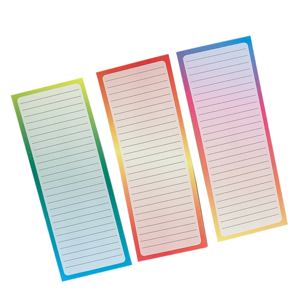 

3 Books 50 Sheets Each Magnetic Notepad Fridge Memo Pads Office Home Planner Grocery List Practical Convenient Stylish