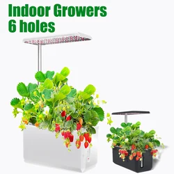 Sistemas de cultivo hidropónico para jardinería interior, luces LED para cultivo de plantas, no tóxicas, máquina de plantación inteligente sin suelo, hidropónica para el hogar