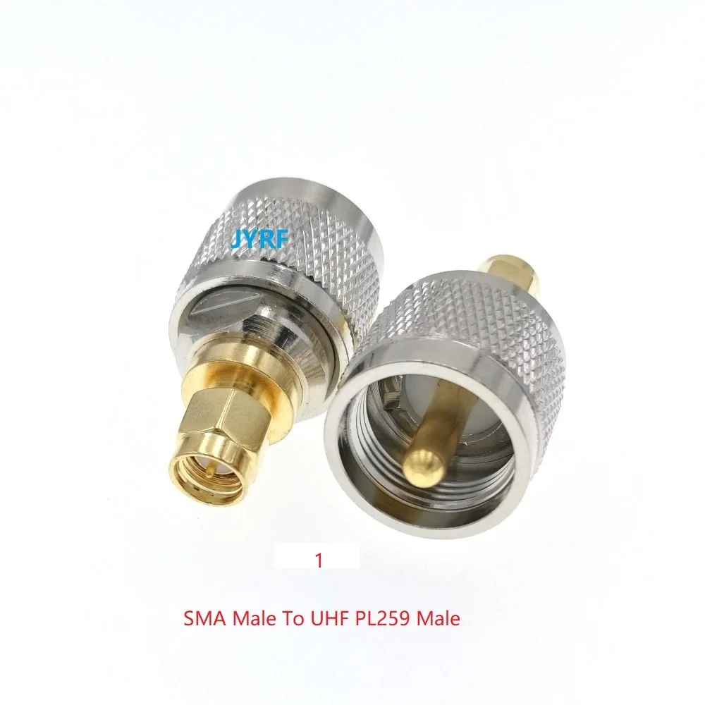 UHF PL259 SO239 To SMA Male Female Connector  Adapter 1PC