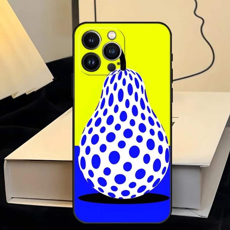 Pumpkin Yayoi Kusama Phone Case For Iphone 13ProMax 11 13 14 Pro Xs Max Mini Xr X 7 8 6 6s Plus Shell Coque