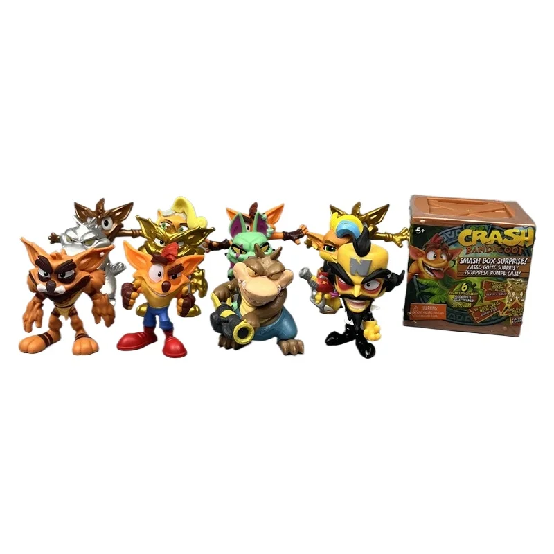 

Nostalgic Crash Bandicoot Action Figures: Blind Box Model Playset: Action Figures: Children's Toys and Cartoon Birthday Gifts
