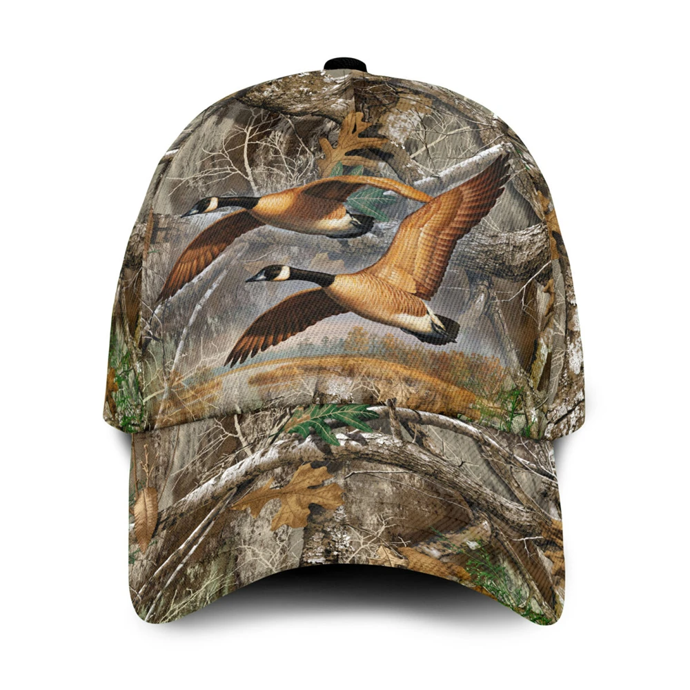 

Baseball Snapback Caps Printed Outdoor Sports Birds Duck Hunting Headwear Streetwear Men Women Adult Casual Sun Visor Hats