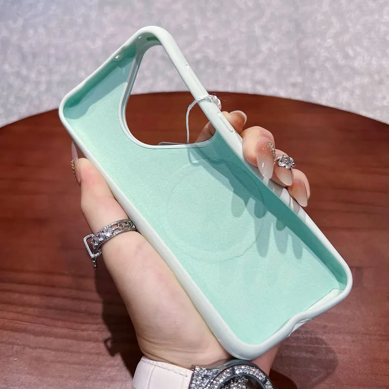 Colorful Liquid Silicone Magsafe Case For Huawei Pura 70 Pro Plus P70 Magnetic Wireless Charging Shockproof Cover