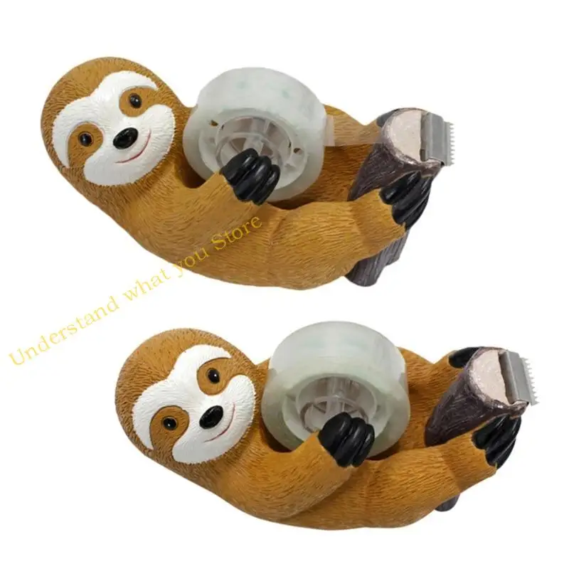

J60A Cartoon Animal Shaped Tape Cutter Dispenser Office Desktop Tape Dispenser